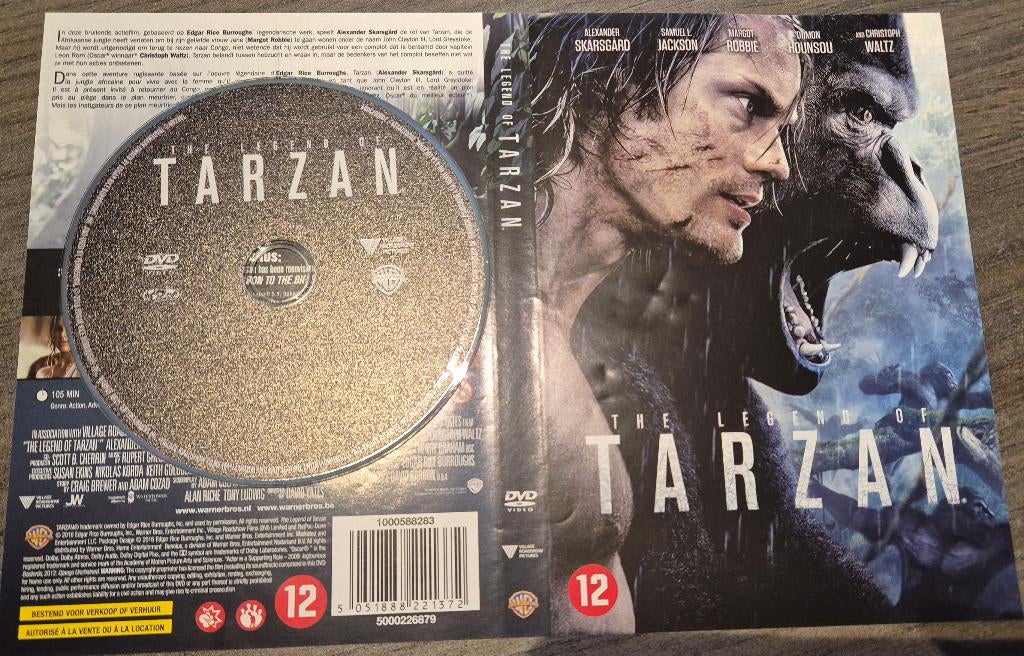 * The legend of Tarzan, Cd's en Dvd's, Vanaf 12 jaar, Ophalen of Verzenden, Zo goed als nieuw