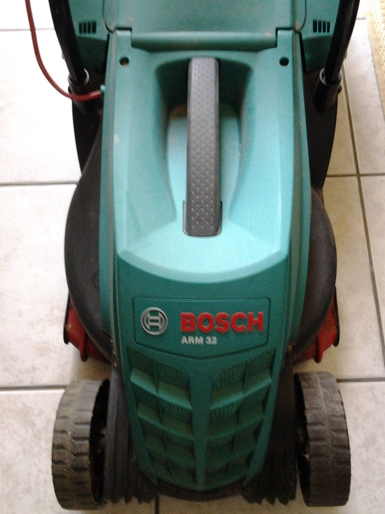 elektrische grasmachine Bosch ARM32, Tuin en Terras, Ophalen, Zo goed als nieuw, Elektrische grasmaaier, Bosch
