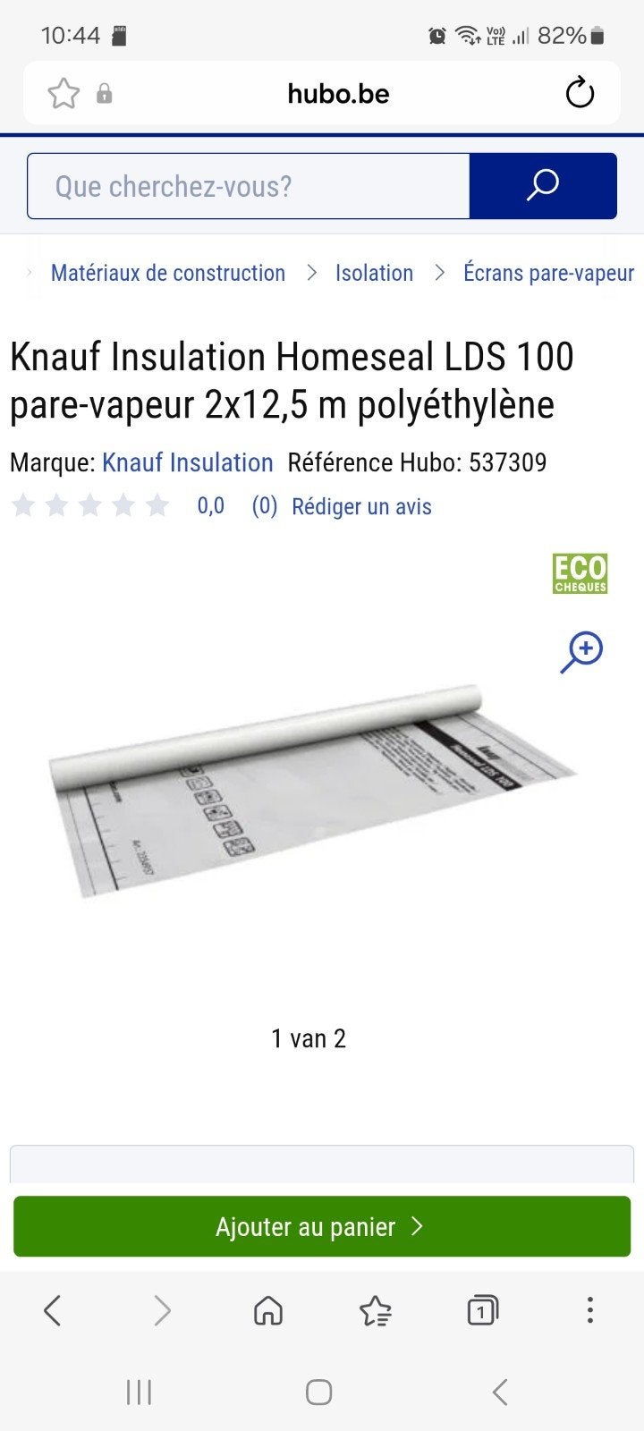 Pare vapeur knauf, Bricolage & Construction, Enlèvement