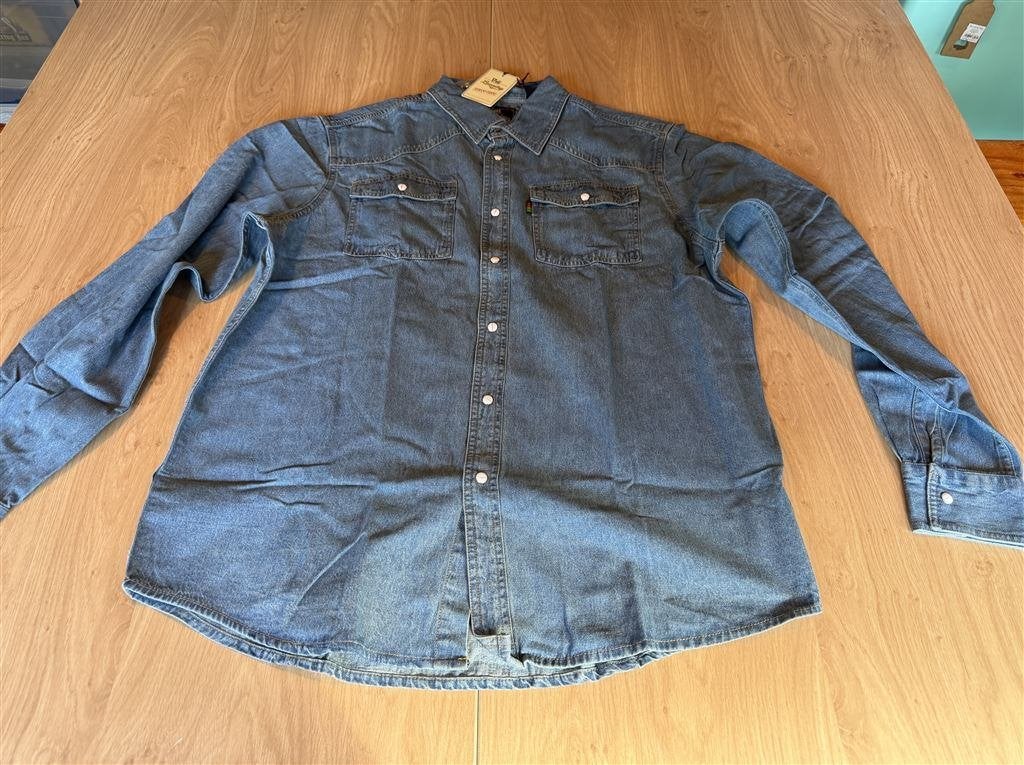 Duke Laundry Denim Jas - Maat XL, Vêtements | Hommes, Vestes | Été, Enlèvement ou Envoi, Comme neuf, Taille 56/58 (XL)