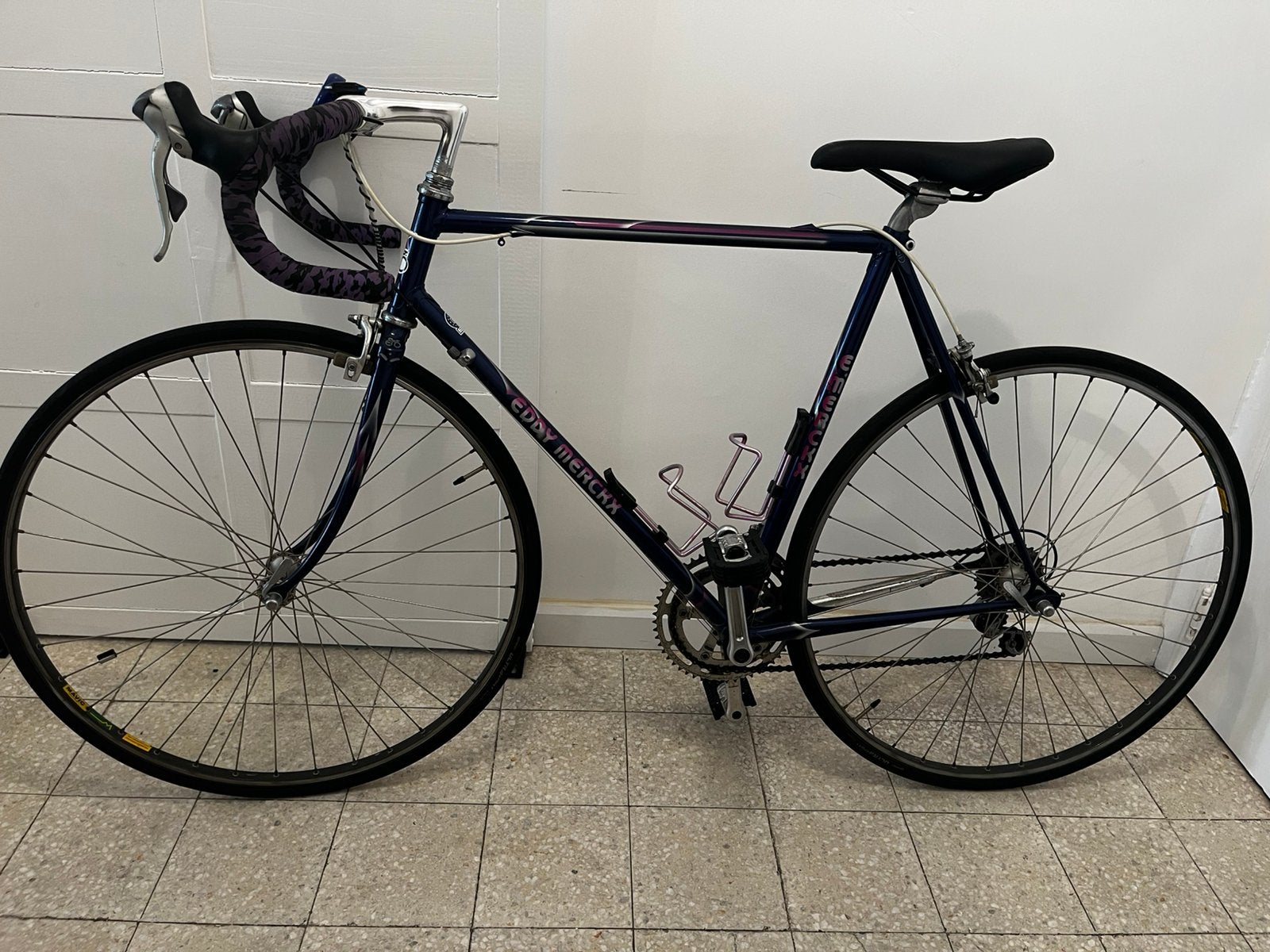 Vélo de course Eddy Merckx - modèle vintage, Frein sur jante, Acier, Enlèvement, 28 pouces