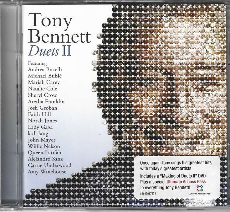 CD + DVD Tony Bennett – Duets II, Zo goed als nieuw, Jazz, Album, Inclusief DVD