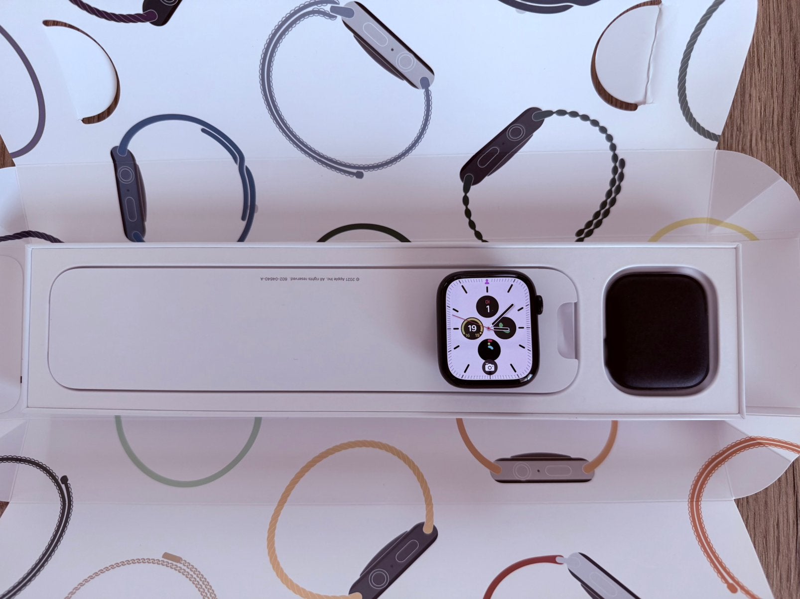 Apple Wtch Series 7(GPS) 45mm kast van inktblauw, Étanche, Enlèvement ou Envoi, IOS, Utilisé