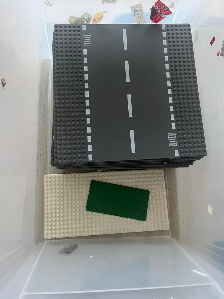 Lego wegplaten, Kinderen en Baby's, Speelgoed | Duplo en Lego, Ophalen, Gebruikt, Grondplaat, Lego