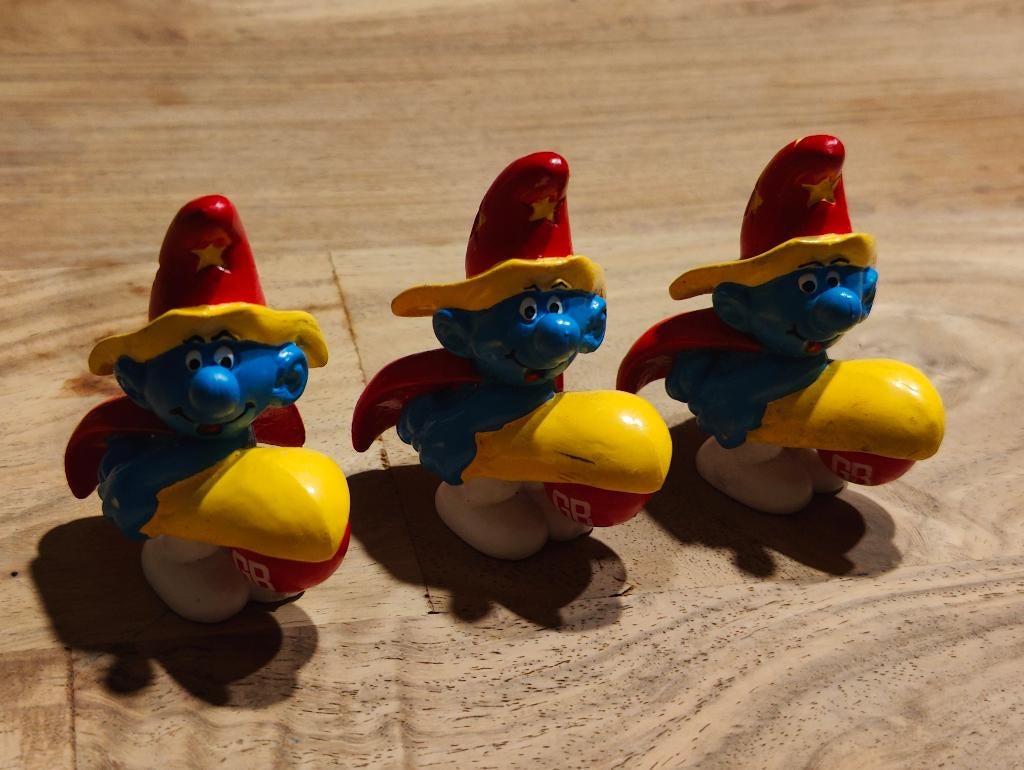 Lot van 3 promo smurfen Grand Bazaar (GB), Verzamelen, Smurfen, Ophalen of Verzenden, Zo goed als nieuw
