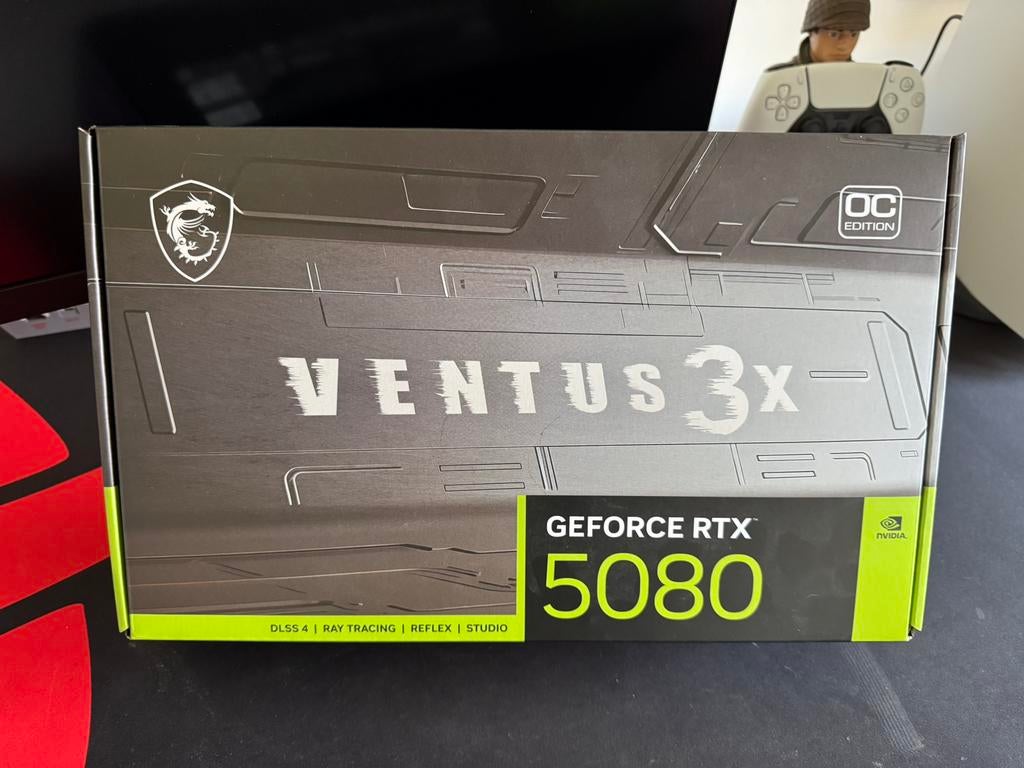Carte graphique MSI GeForce RTX 5080 VENTUS 3X OC 16G –NEUVE, Informatique & Logiciels, Cartes vidéo, Neuf, Nvidia, PCI-Express 5.0