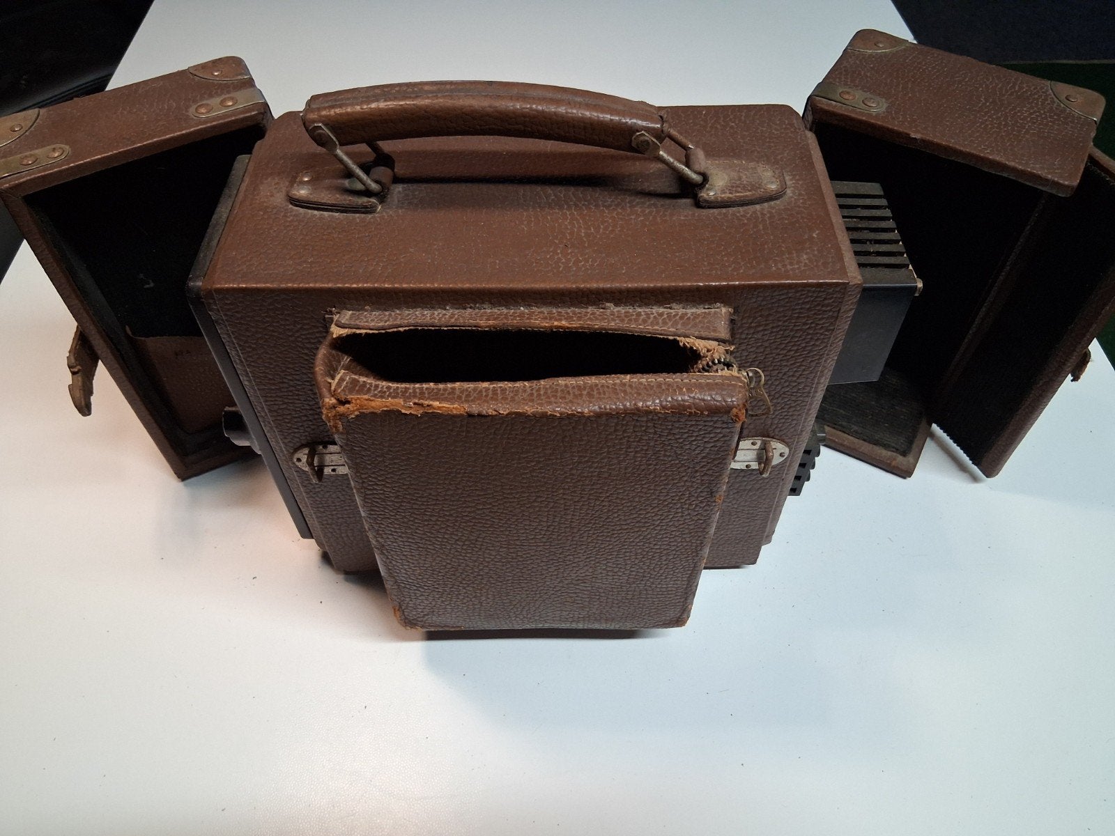 Vintage Voltmeter in Leren Koffer - Antiek Meetinstrument, Ophalen