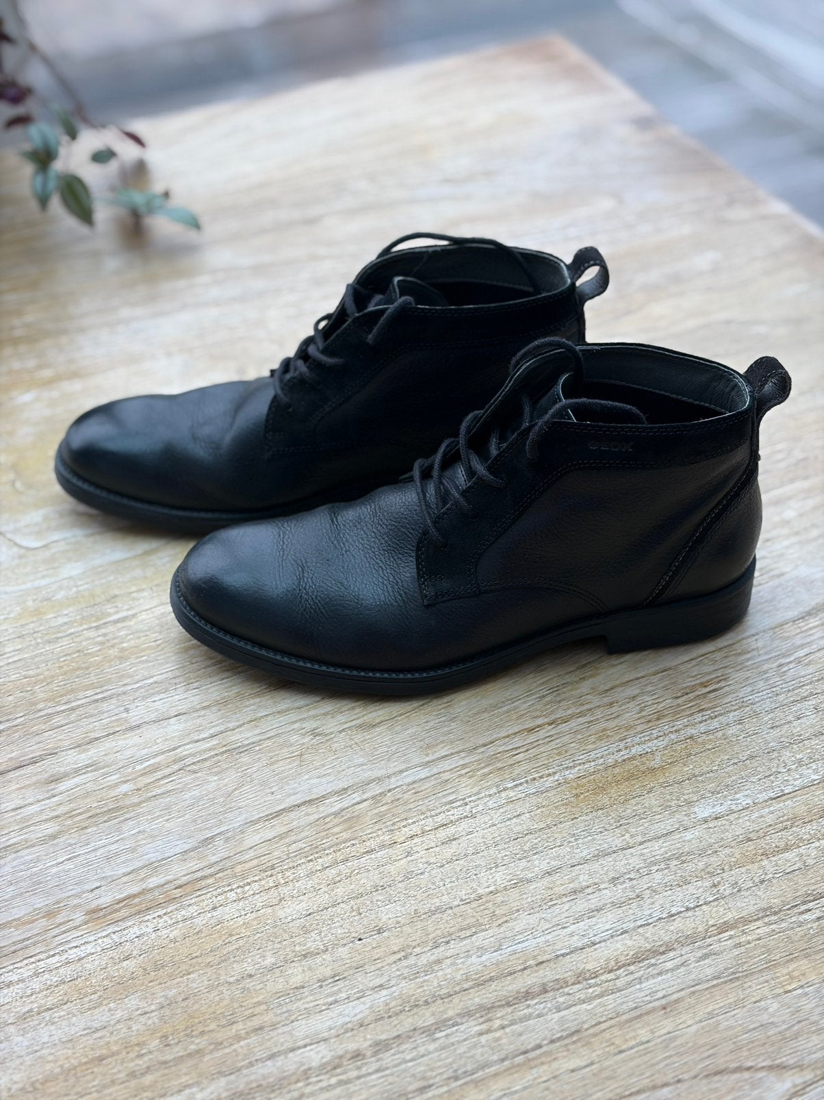 Zwarte schoenen Geox Maat 41, Kleding | Heren, Schoenen, Ophalen of Verzenden, Gedragen