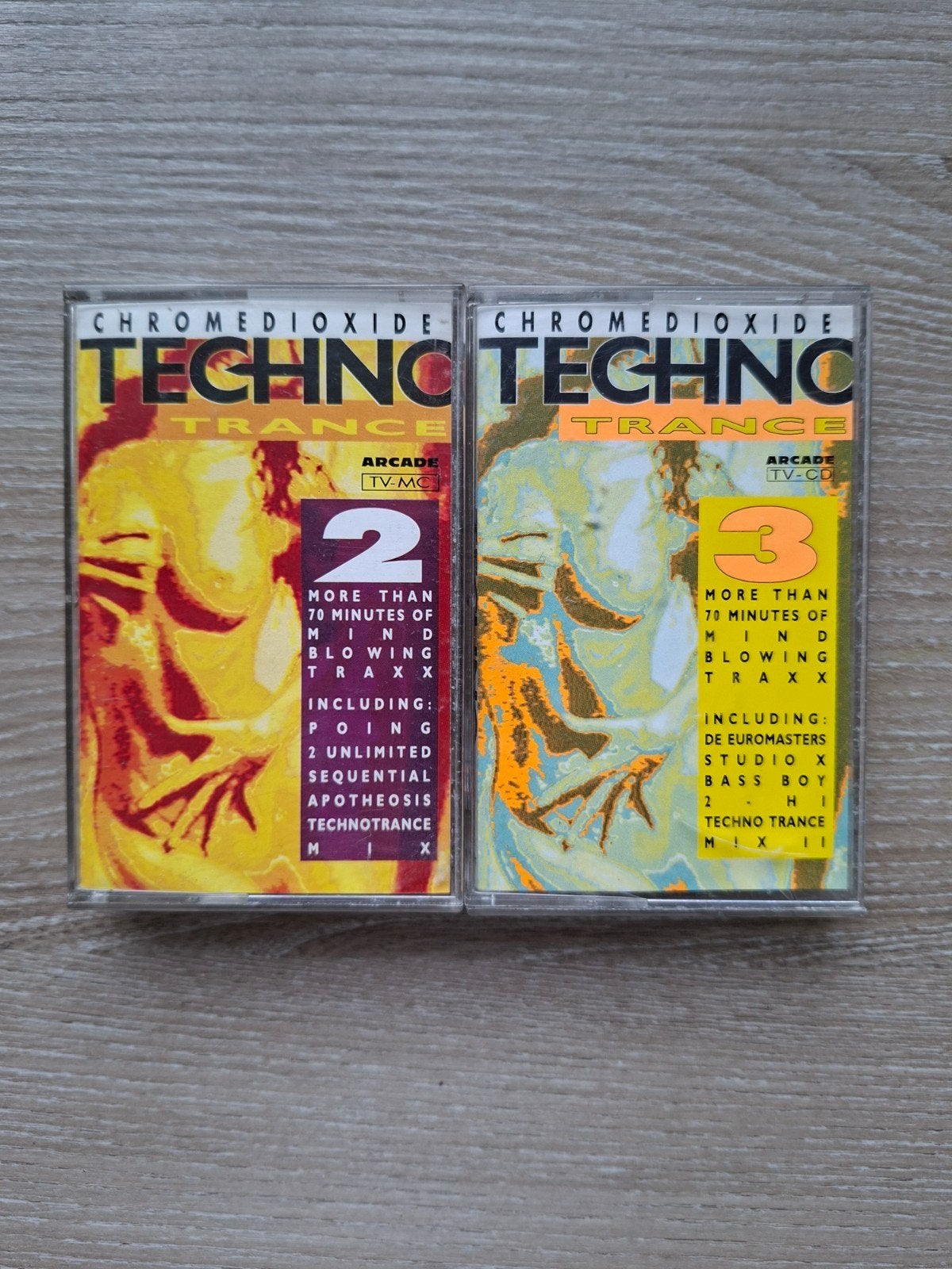 Chrome(Type II) tapes Techno Trance 2 & 3, Cd's en Dvd's, Cd's | Reggae en Ska, Ophalen of Verzenden