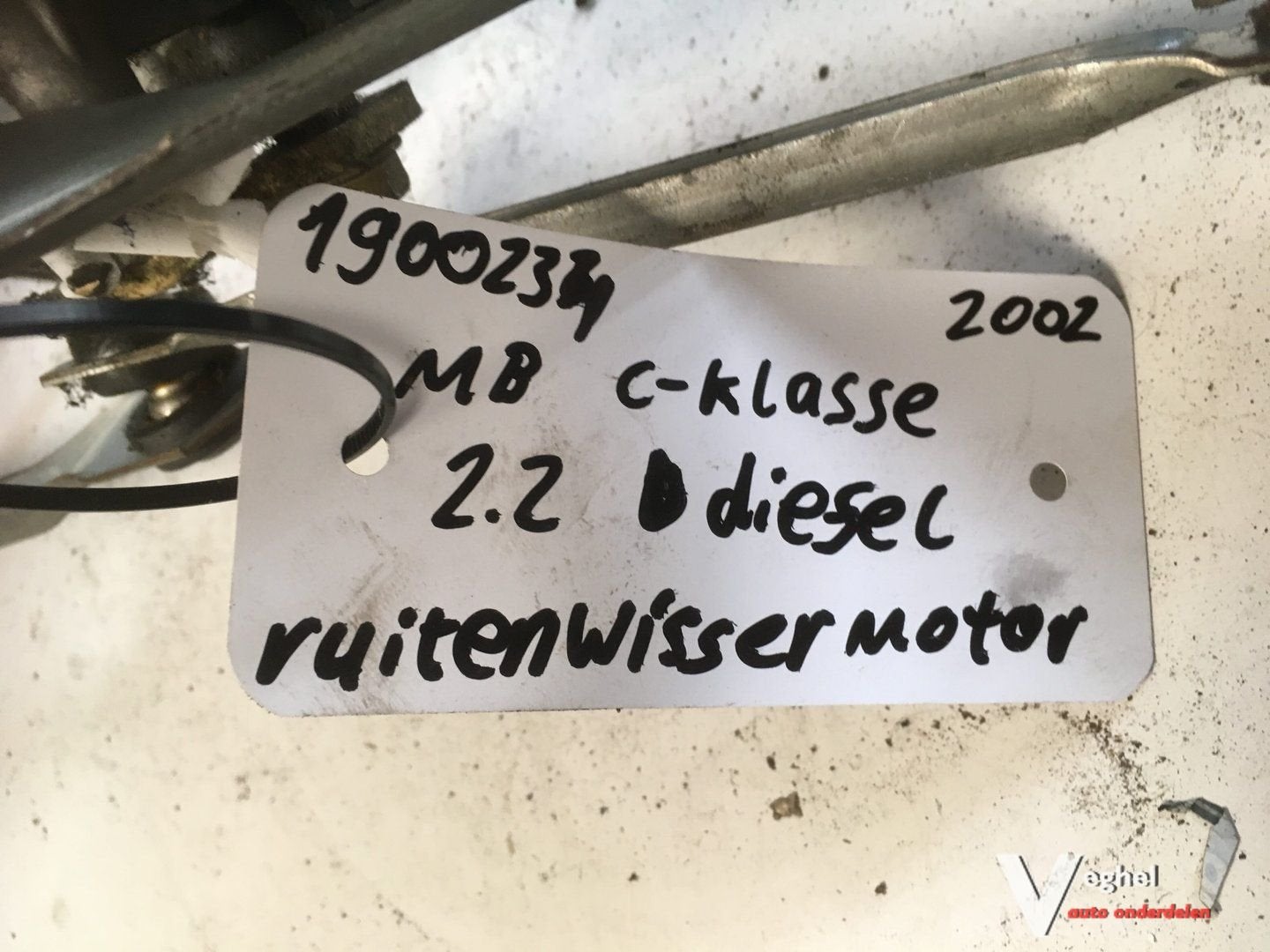 Mercedes C klasse 220 cdi 2002 Ruitenwissermechaniek met mot, Gebruikt, -, -, Ophalen of Verzenden