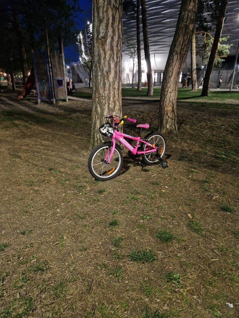 Kinderfiets 20 inch roze – zo goed als nieuw, Ophalen, Velgrem, 20 inch, Dino