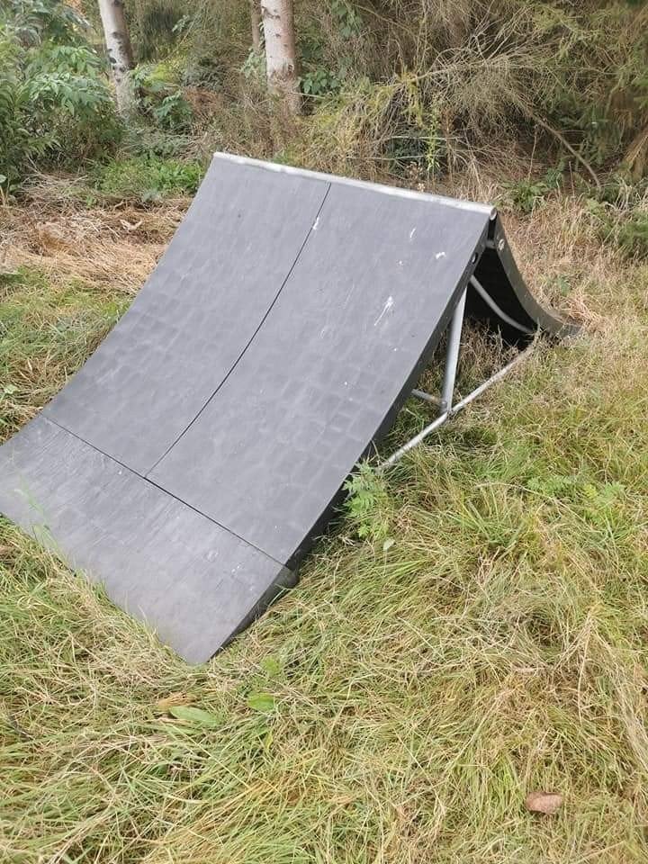 Skate schans / jump, Ophalen