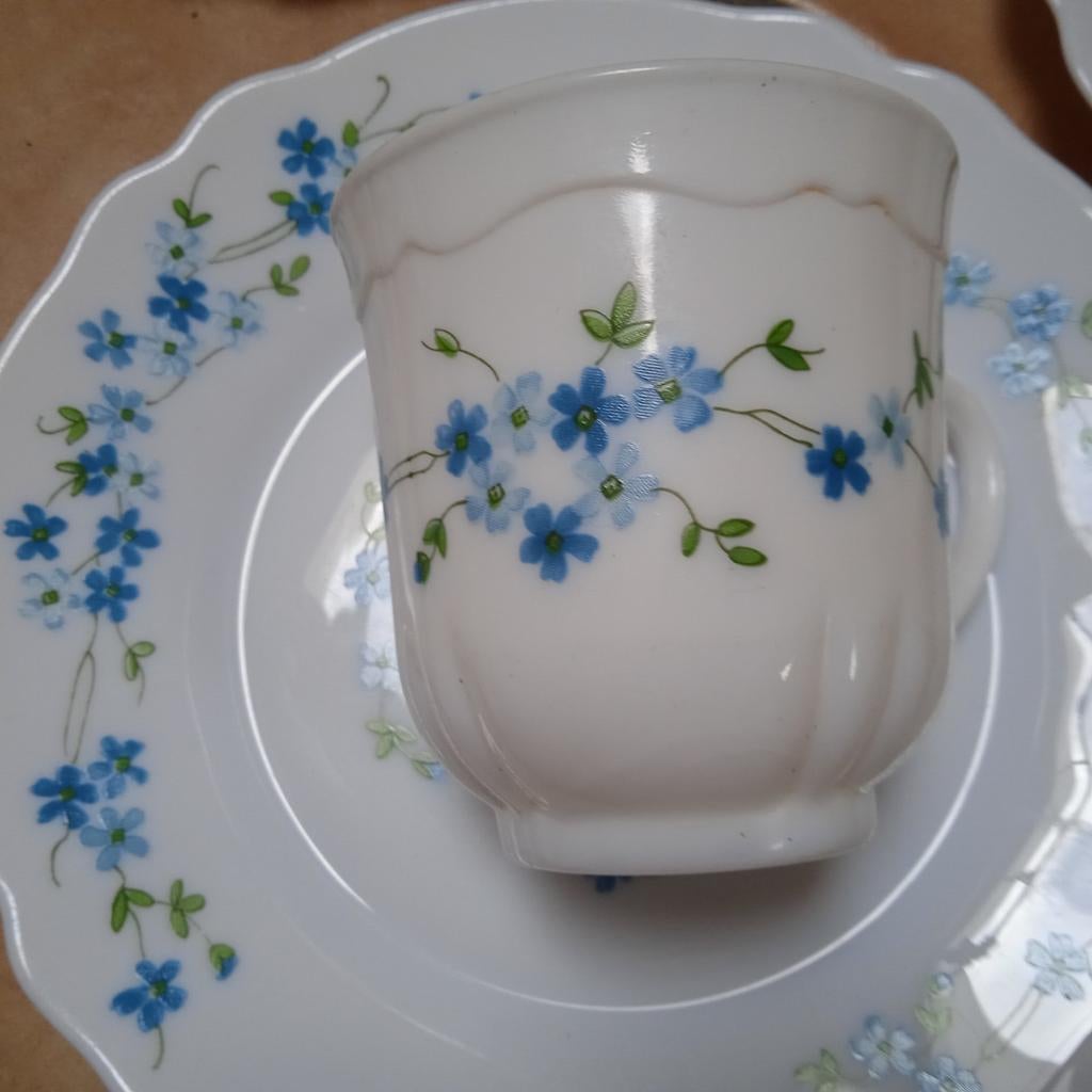 Service à fleurs Arcopal, 4 sacs/6 assiettes, 8€ pour tout, Enlèvement ou Envoi