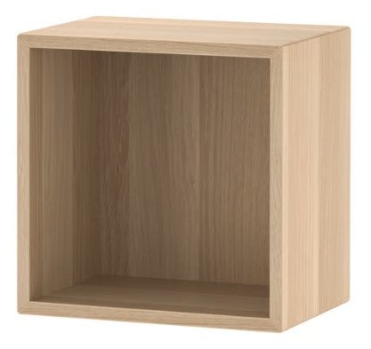 Armoires murales IKEA 2 blanches EKET 35x25x35 cm, Autres essences de bois, 25 à 50 cm, Comme neuf, Enlèvement