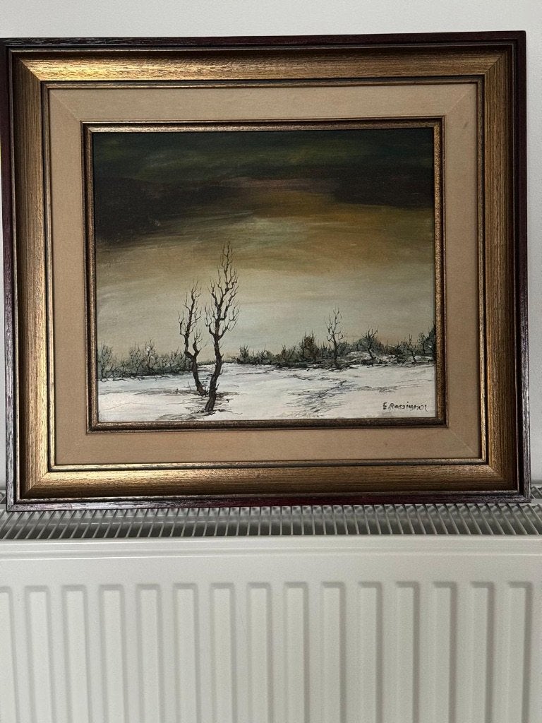 Schilderij G Rossignol, Enlèvement, Paysage