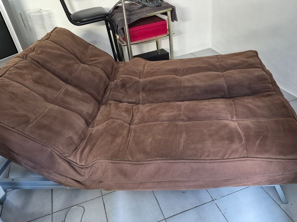 Clic clac bank, Ophalen, Gebruikt, Tweepersoons, Bruin
