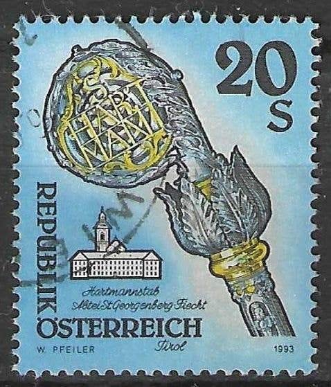 Autriche 1993 - Yvert 1940 - Abbayes et monastères (ST), Envoi, Affranchi