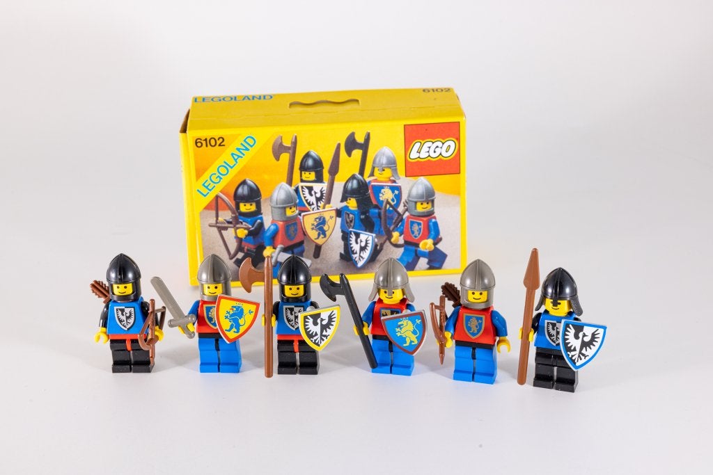 Mini-figurines LEGO 6102 Castle (1985) - complètes + boîte, Enfants & Bébés, Jouets | Duplo & Lego, Enlèvement ou Envoi, Lego
