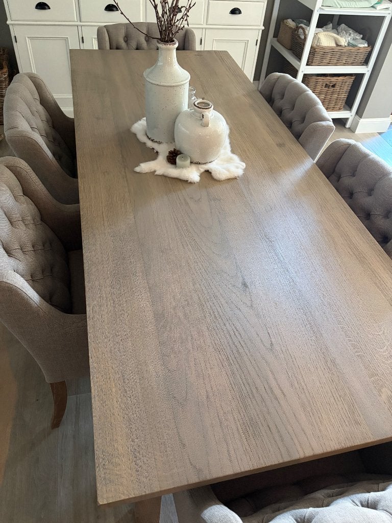 Table en chêne massif, Maison & Meubles, Tables | Tables à manger, Comme neuf, Enlèvement, 50 à 100 cm, Chêne