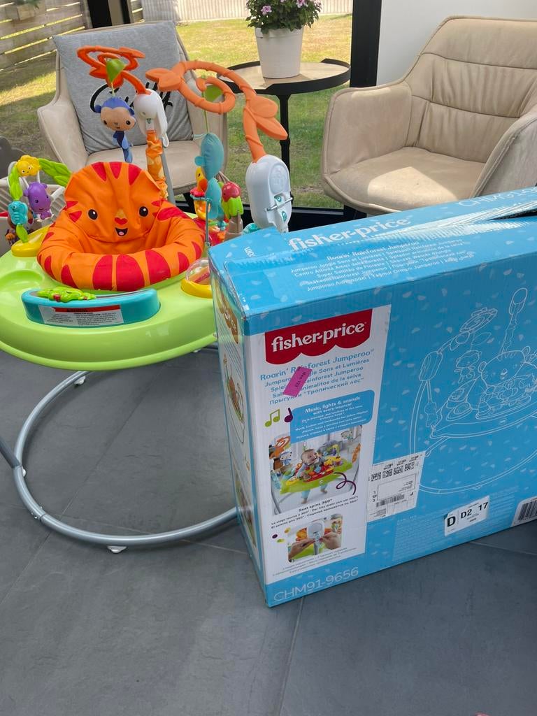 Fischer price babyjumper  luxe voor baby’s van6mnd tot 2, Ophalen, Zo goed als nieuw