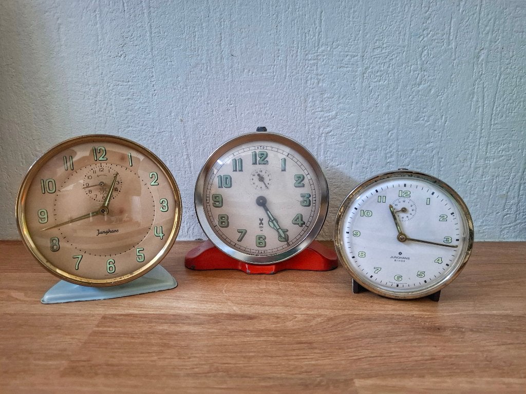 Drie Vintage Wekkers, Ophalen of Verzenden