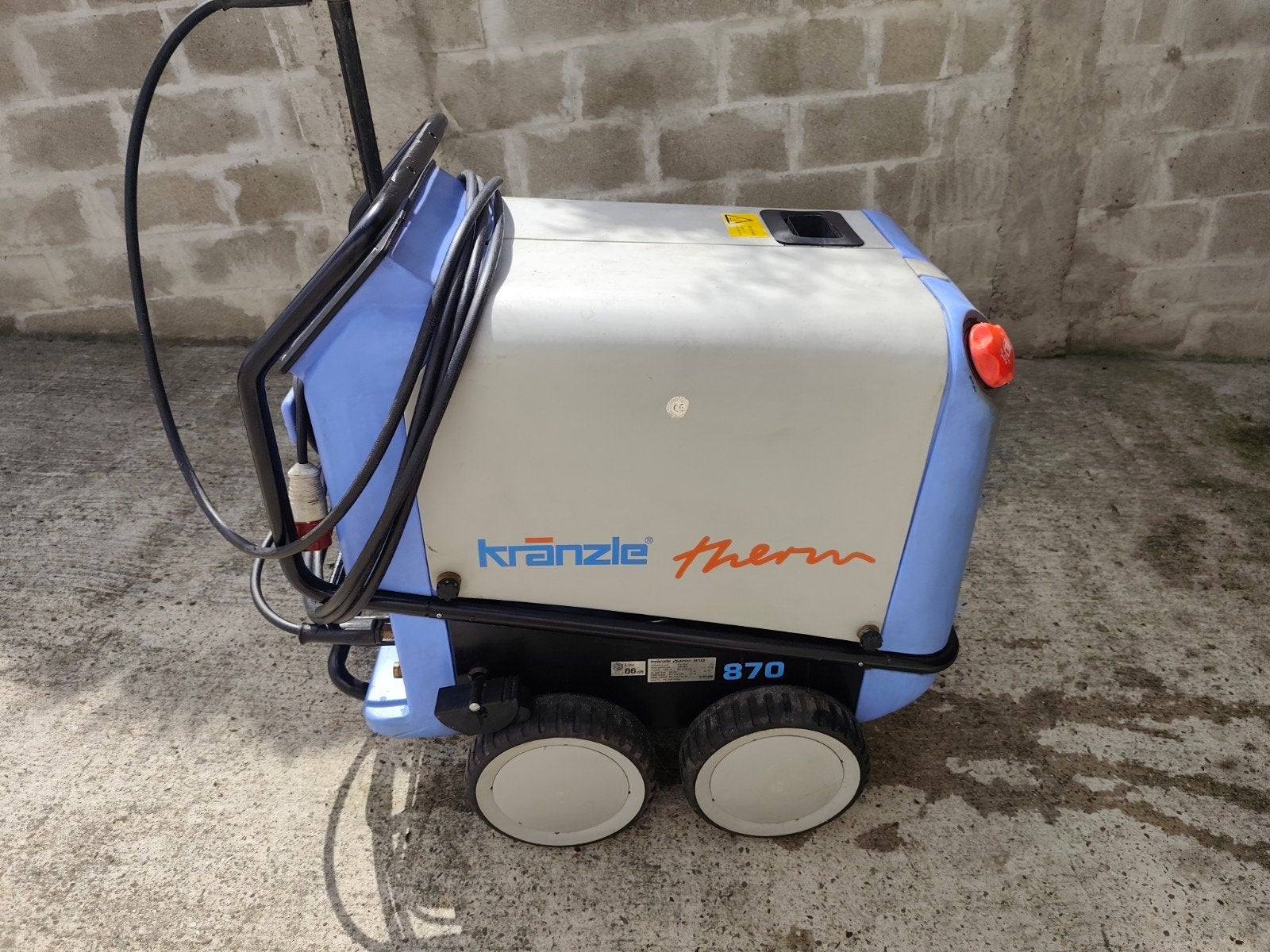 Hogedrukreiniger kranzle, Tuin en Terras, Hogedrukreinigers, Gebruikt, Elektrisch, Met regelbare waterdruk, Met autostop en -start