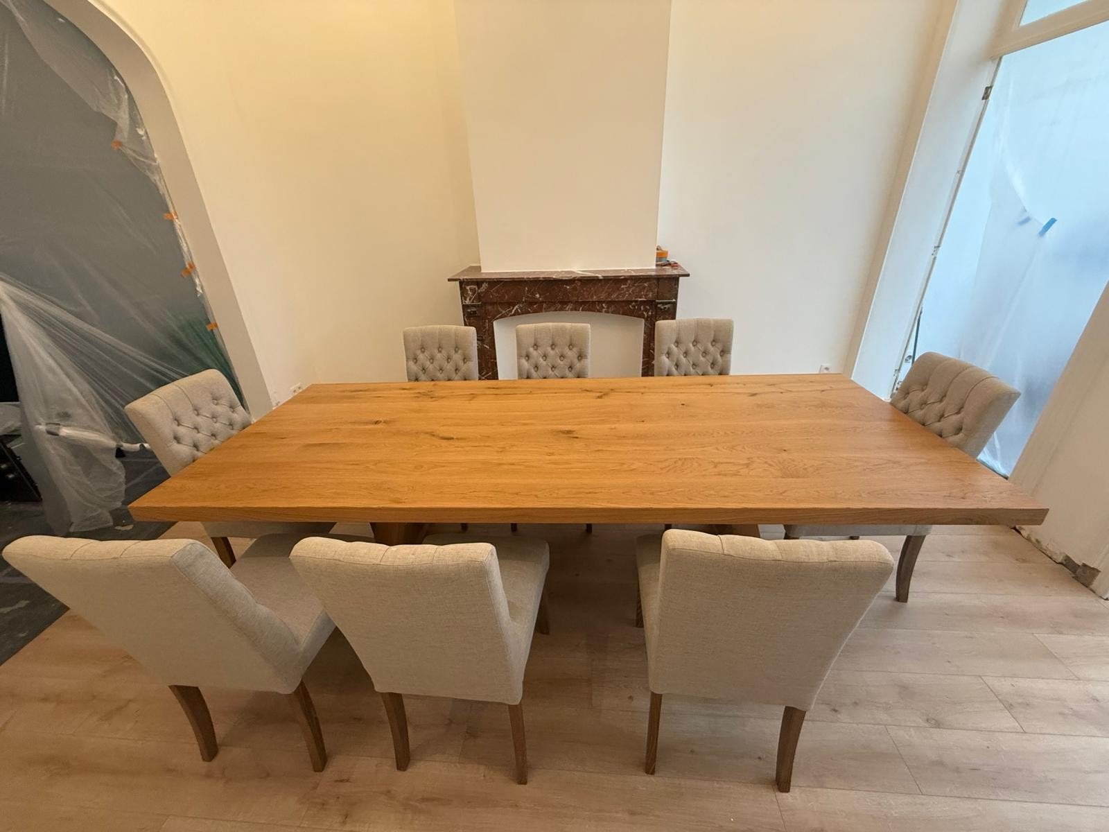 Eettafel met 8 stoelen, Huis en Inrichting, Ophalen