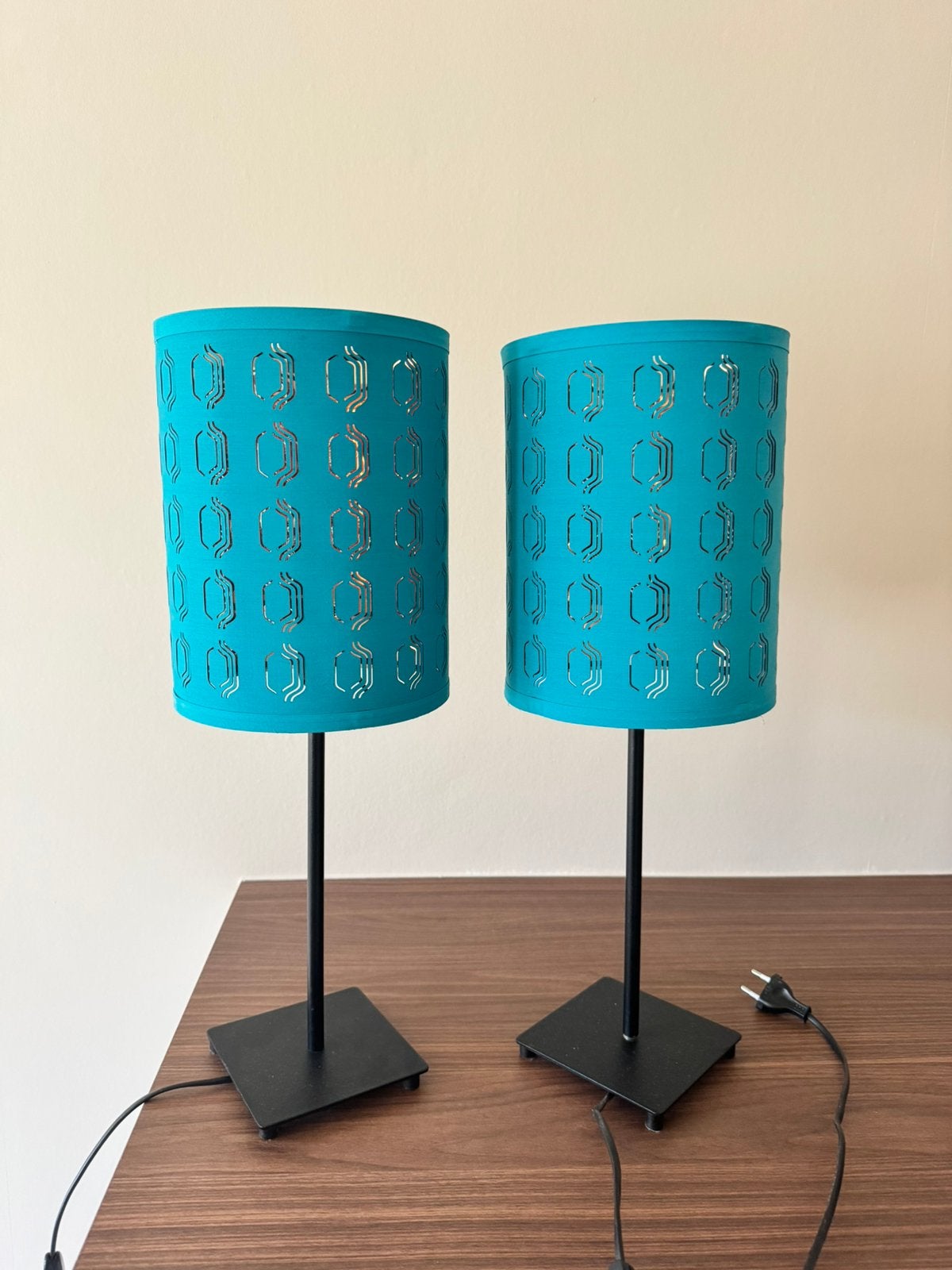2 Nachtkampjes blauw, Blauw, Ophalen, Zo goed als nieuw