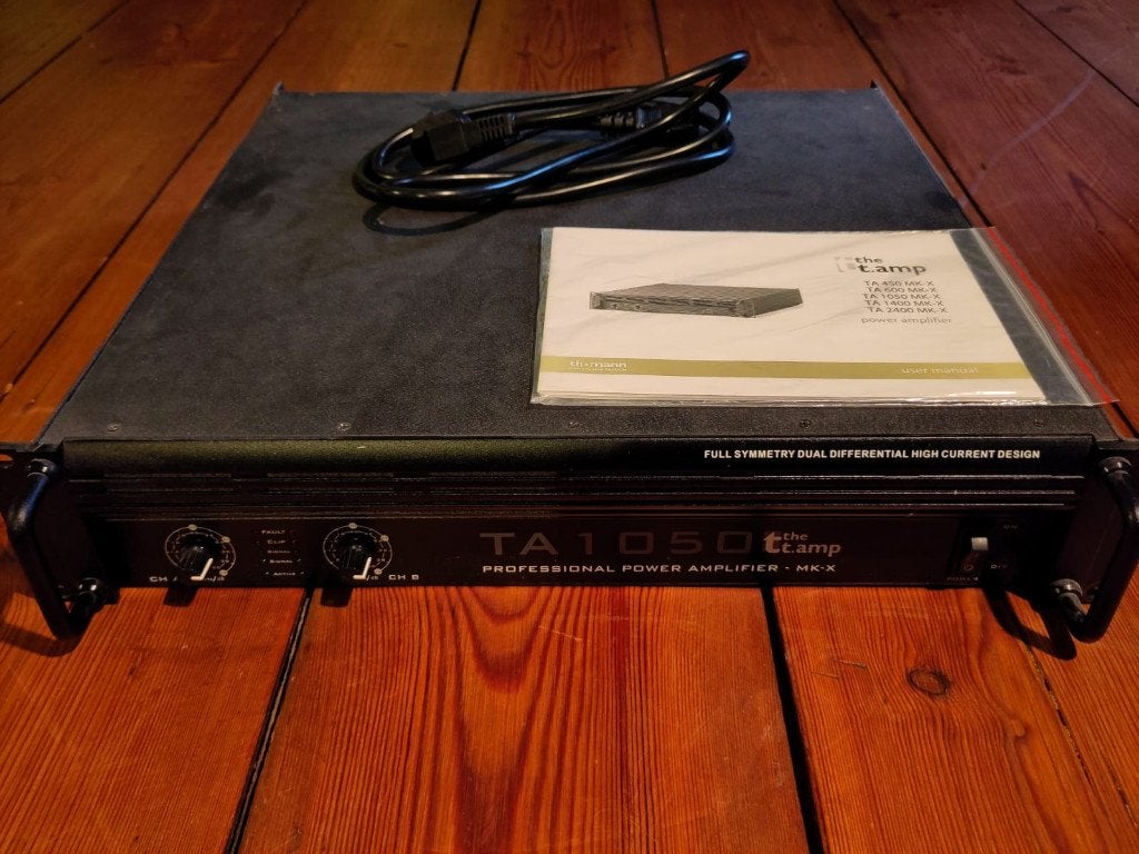 Amplificateur the t.amp TA 1050 MK-X, Enlèvement, Utilisé, Moins de 500 watts, Sono