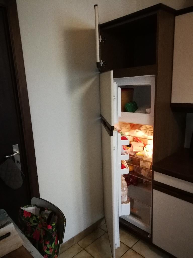 Bosch inbouw koel-vriescombinatie, Ophalen, Gebruikt, Met aparte vriezer