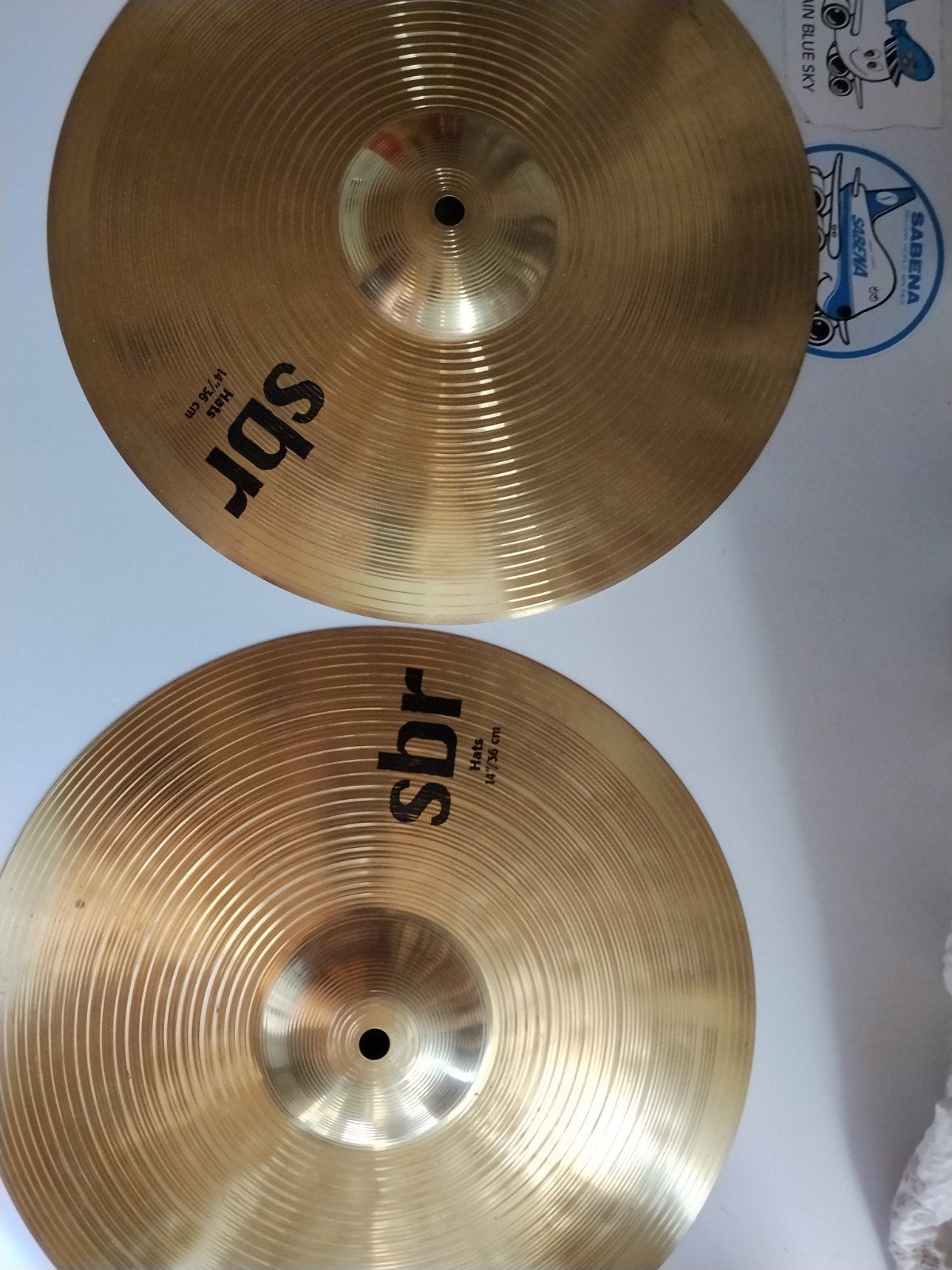 Sabian SBR hi-hats 14'/36cm, Muziek en Instrumenten, Drumstellen en Slagwerk, Ophalen, Nieuw, Overige merken