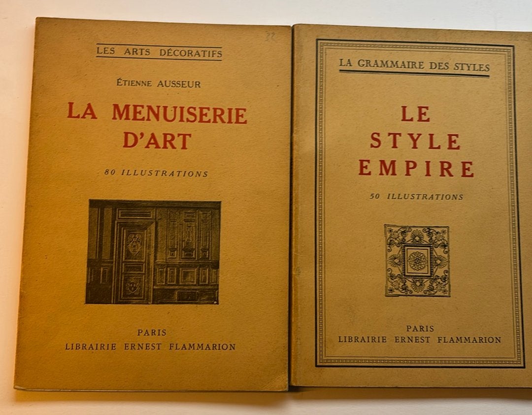 2 livres art et style français anciens(Flammarion, Paris), Enlèvement ou Envoi
