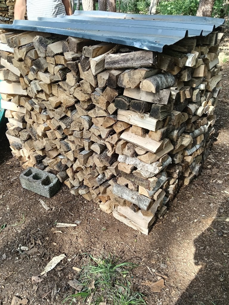 Brandhout Berk, Jardin & Terrasse, Bois de chauffage, Bûches, Bouleau, 3 à 6 m³, Enlèvement