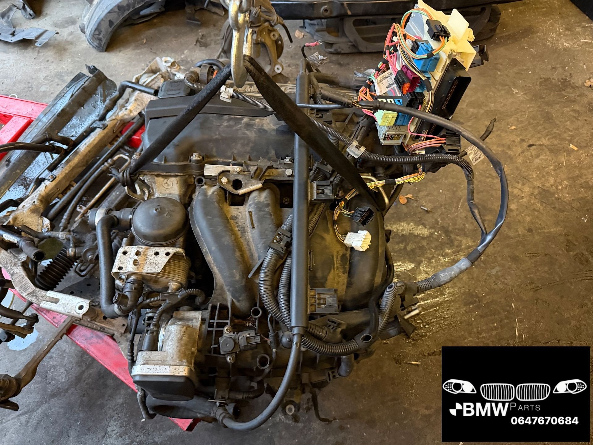 Motor N46B20B Bmw 118i 120i E8X 318i 320i 165000km, -, Origine de la pièce connue, Utilisé, -