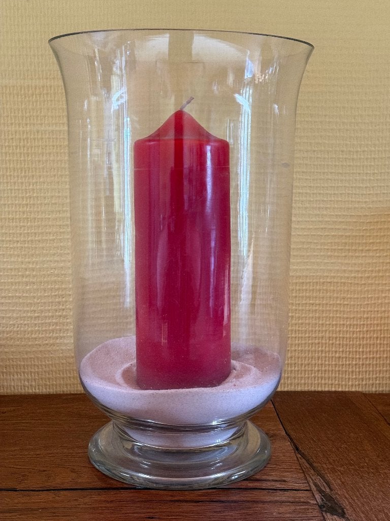 windlicht, Ophalen of Verzenden, Nieuw, Glas, Windlicht