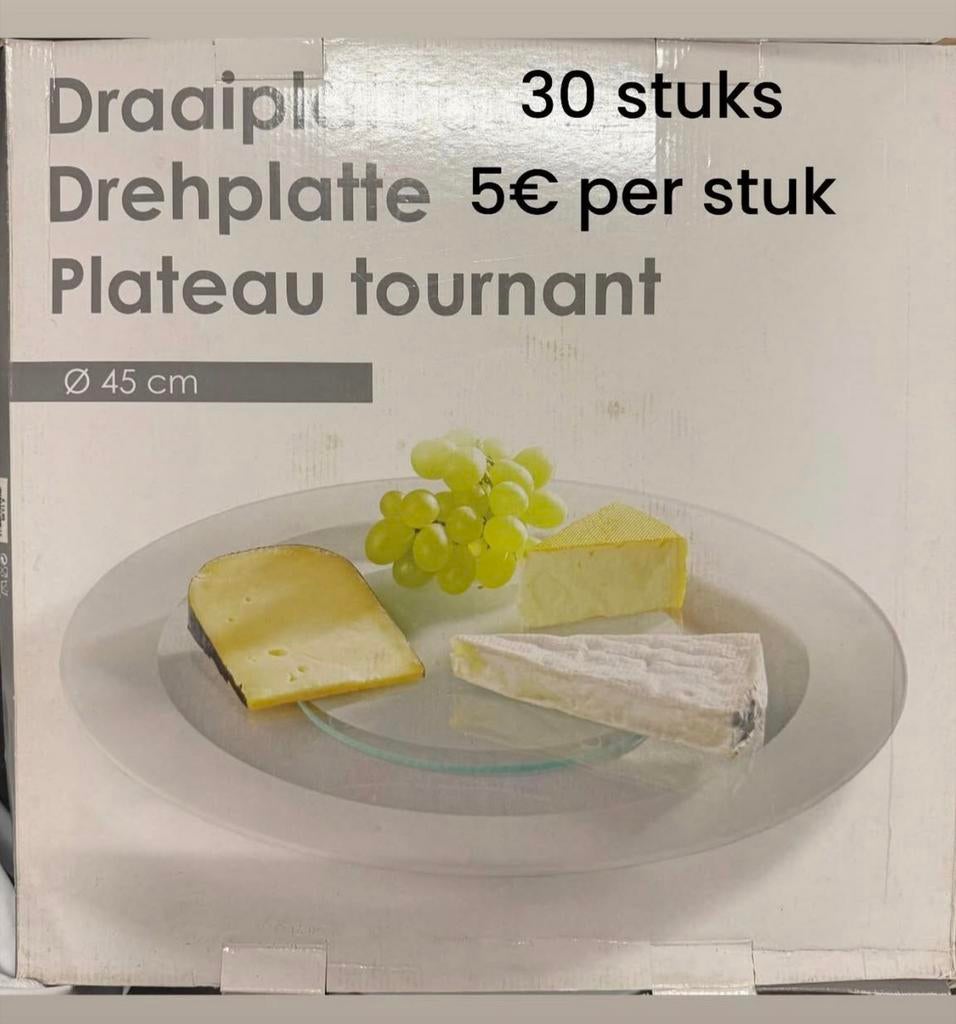 Draaiplateaus, Huis en Inrichting, Ophalen, Zo goed als nieuw