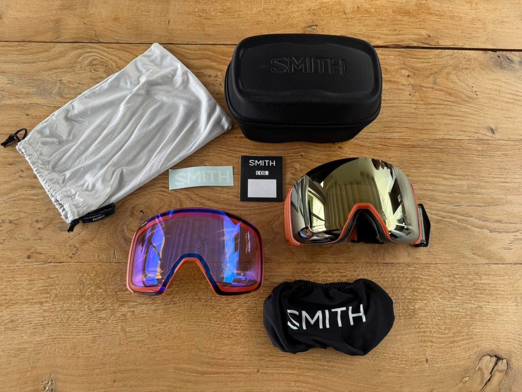 Smith 4D mag, skibril met 2 lenzen, Dieren en Toebehoren, Ophalen of Verzenden, Zo goed als nieuw