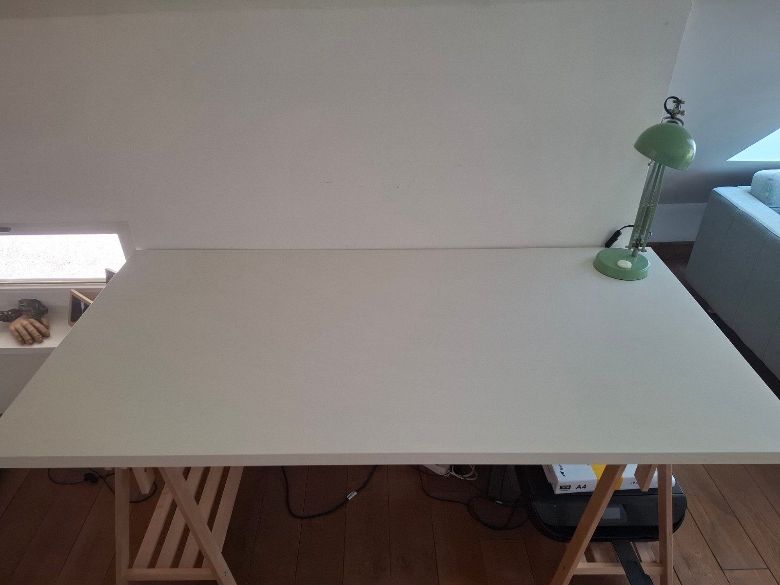 Ikea bureau 160 x 80 cm, Huis en Inrichting, Bureaus, Ophalen, IKEA, Wit
