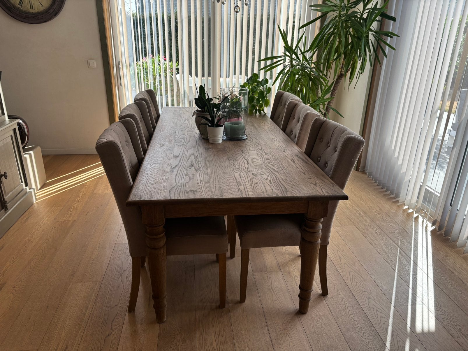 Eetkamer te koop, Ophalen, Zo goed als nieuw, Landelijk, 6 tot 8 stoelen