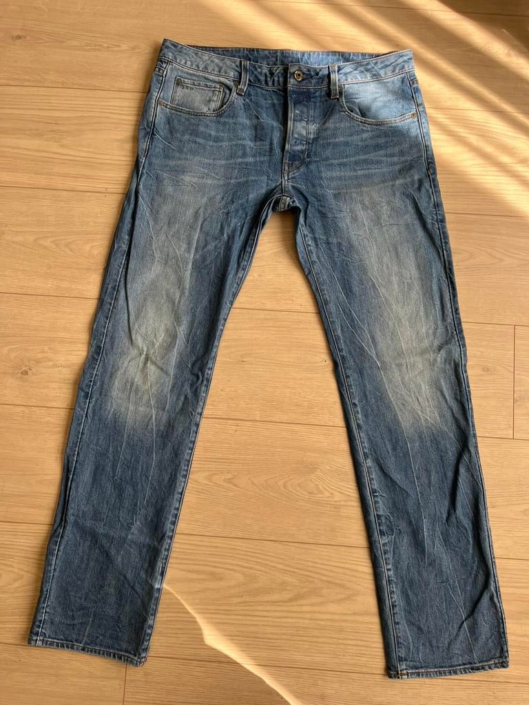 Pantalon en jean G- star RAW 3301 STRAIGHT W33 L34 Z.G.A.N., Vêtements | Hommes, Jeans, Comme neuf, W33 - W34 (confection 48/50)