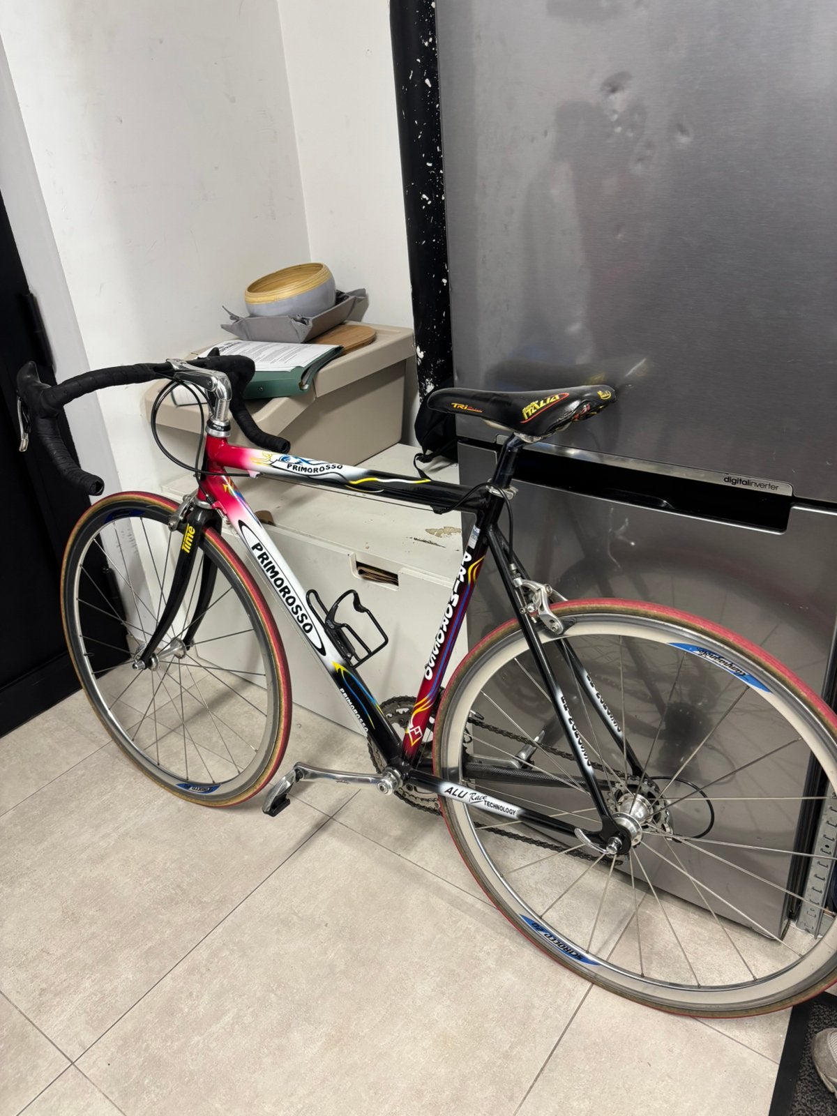 Primorosso racefiets, Vélos & Vélomoteurs, Vélos | Vélos de course, Autres marques, Frein sur jante, Aluminium, Enlèvement