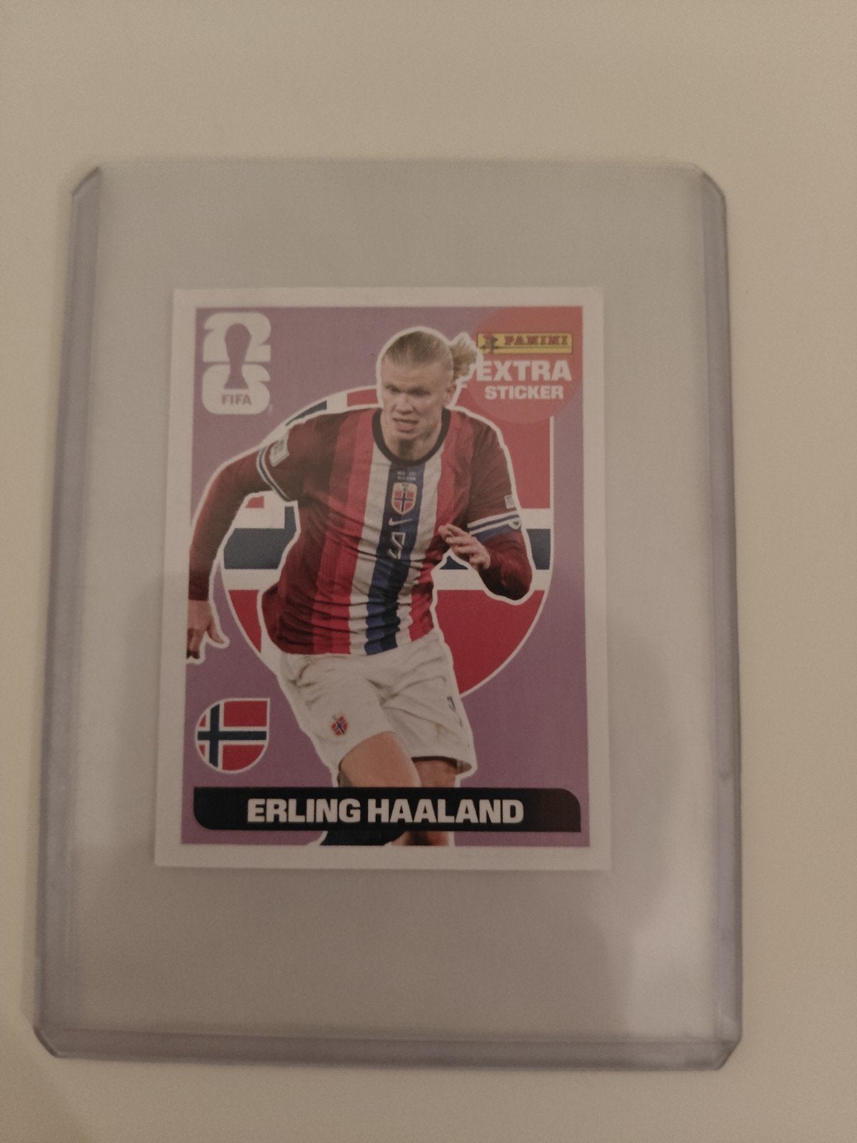 Panini WK 2026 Extra Sticker Erling Haaland - Purple, Verzamelen, Sportartikelen en Voetbal, Ophalen, Nieuw, Poster, Plaatje of Sticker