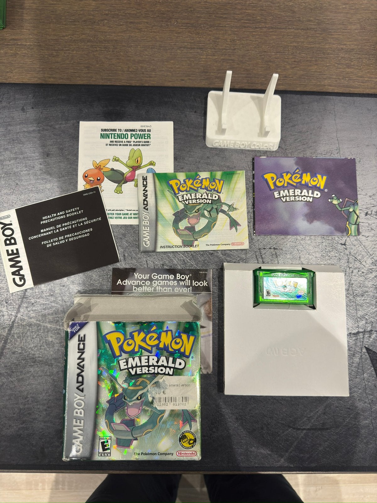 Pokémon Emerald GBA – Origineel + Doos – USA, Gebruikt, 1 speler, Ophalen of Verzenden, Role Playing Game (Rpg)