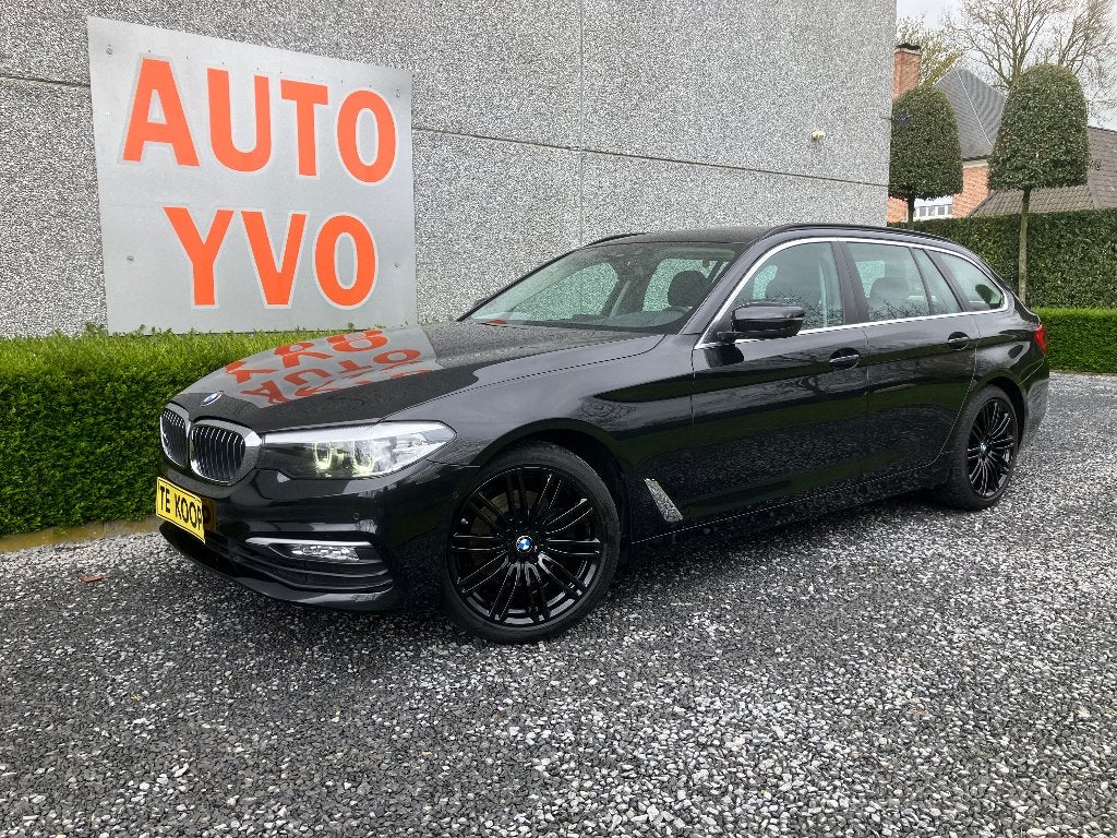 BMW 520i touring AUTOMATIC, Autos, BMW, Cuir, Euro 6, Entreprise, Noir