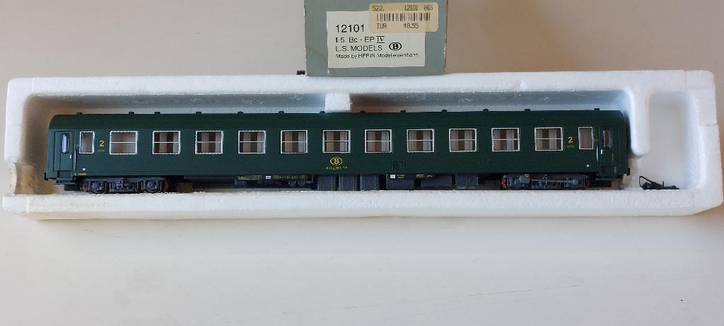 SNCB/NMBS HERIS VAN LS MODELS CAR I5 BC10-HO*DC 12101, Overige merken, Gelijkstroom, Verzenden, Analoog