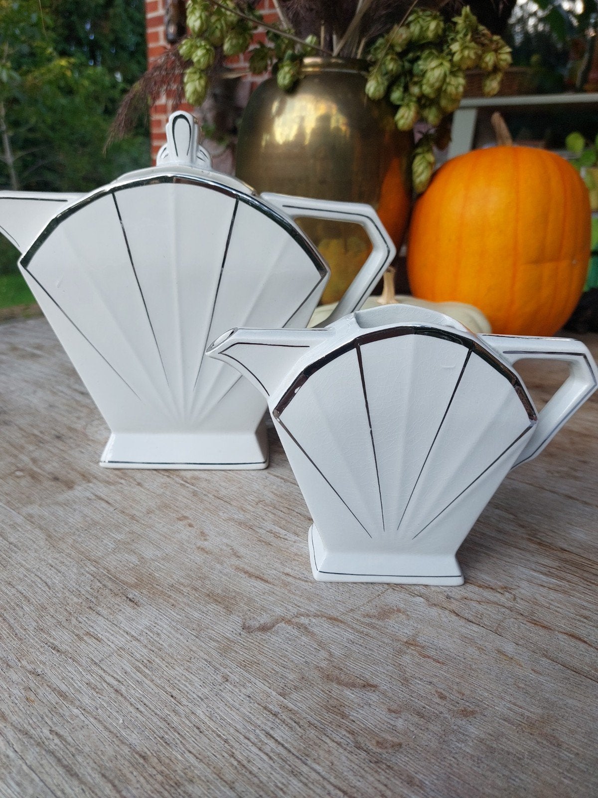 pot à thé et à lait artdéco/1930/France/utilisé comme vase ?, Enlèvement ou Envoi