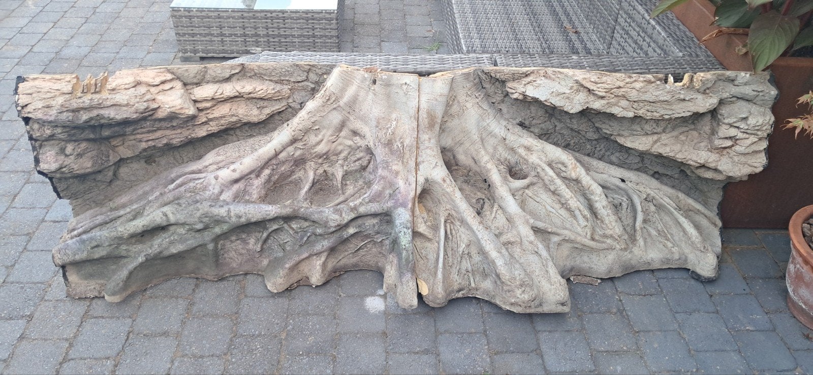 Artstone achterwand, Dieren en Toebehoren, Ophalen, Gebruikt, Decoratie, Overige merken