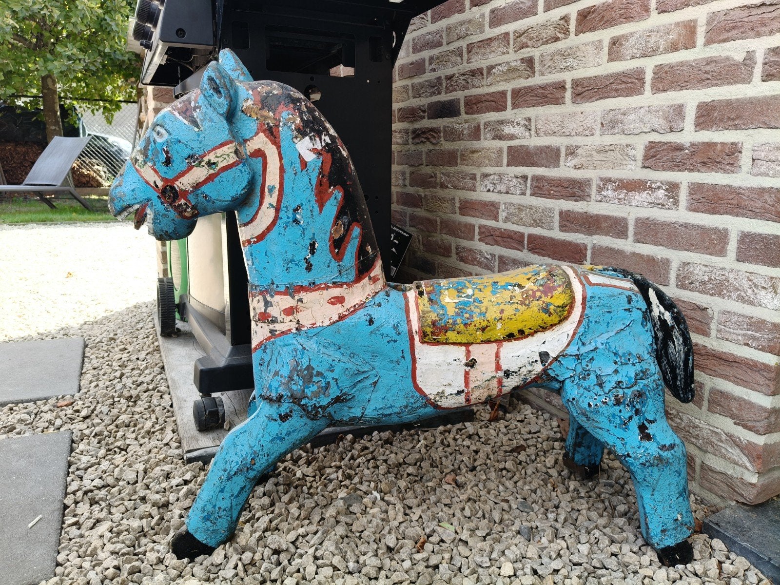decoratief houten paard, Antiek en Kunst, Ophalen
