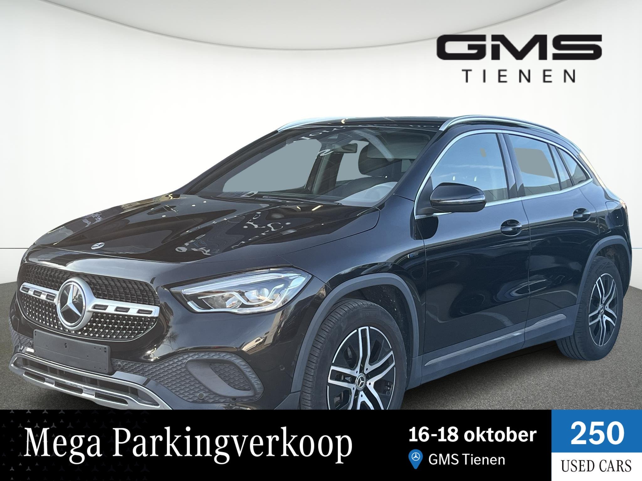 Mercedes-Benz GLA GLA 250 e Luxury Line, Auto's, Stof, 4 cilinders, 16 kWh, Zwart