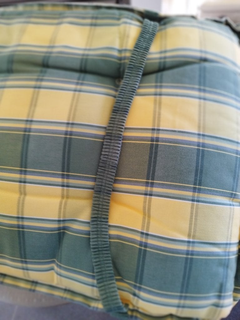 2 Coussins pour transat bain de soleil, Enlèvement, Comme neuf, Synthétique
